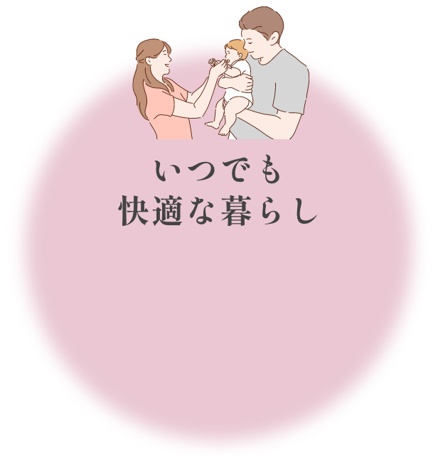 いつでも快適な暮らし